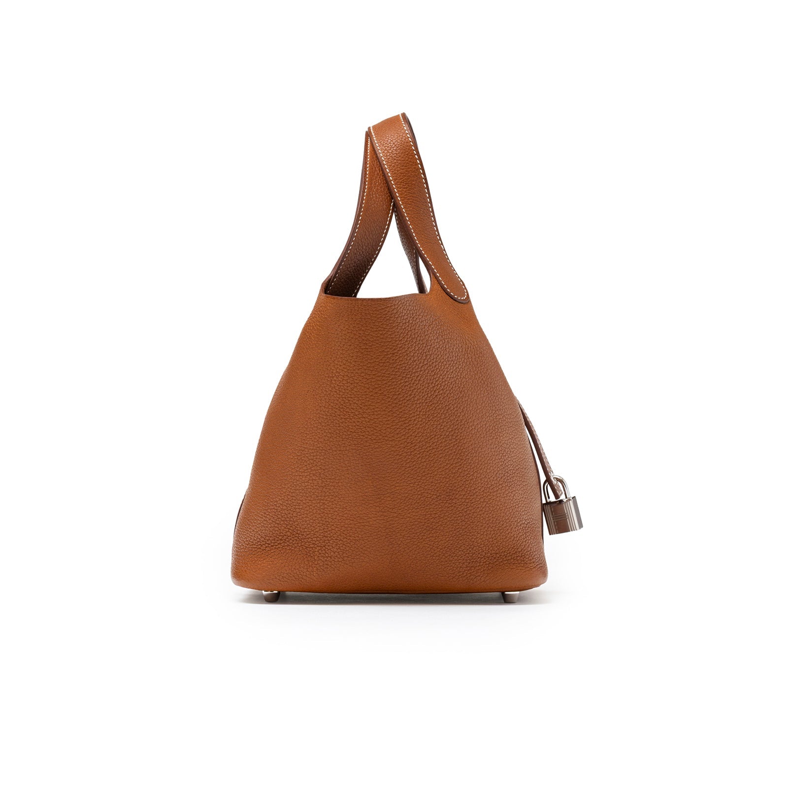 Hermès Picotin 18 Fauve Barenia Faubourg Palladium Hardware