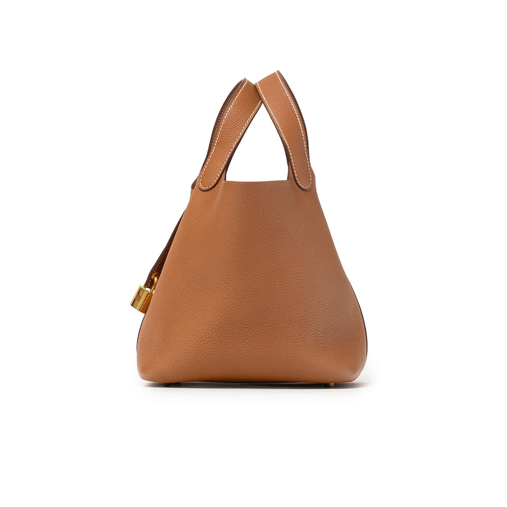 Hermès Picotin 18 Gold Clemence Gold Hardware