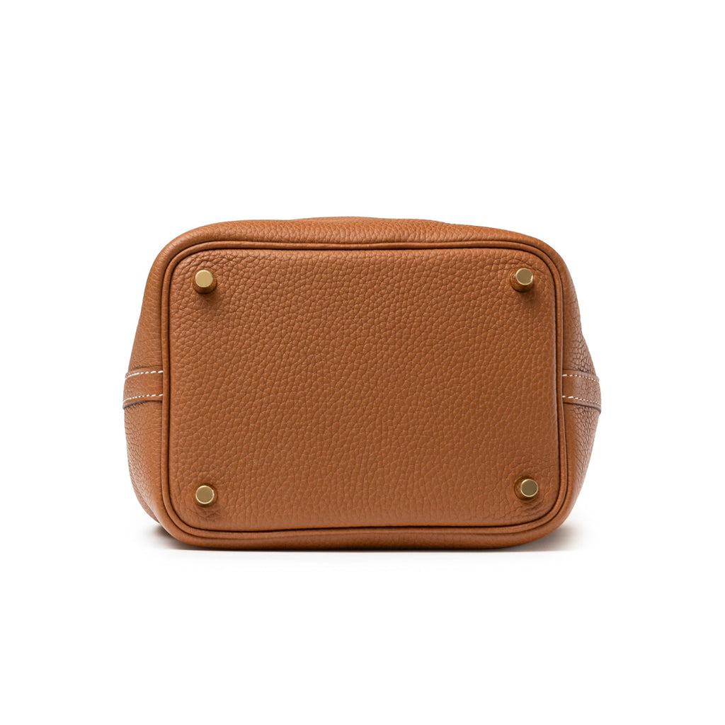 Hermès Picotin 18 Gold Clemence Gold Hardware