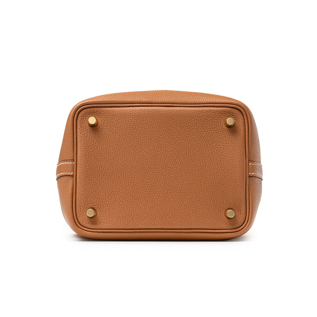 Hermès Picotin 18 Gold Clemence Gold Hardware