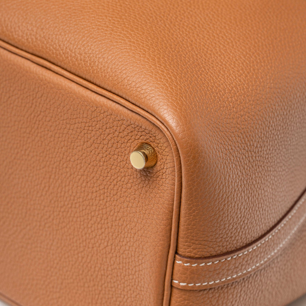 Hermès Picotin 18 Gold Clemence Gold Hardware