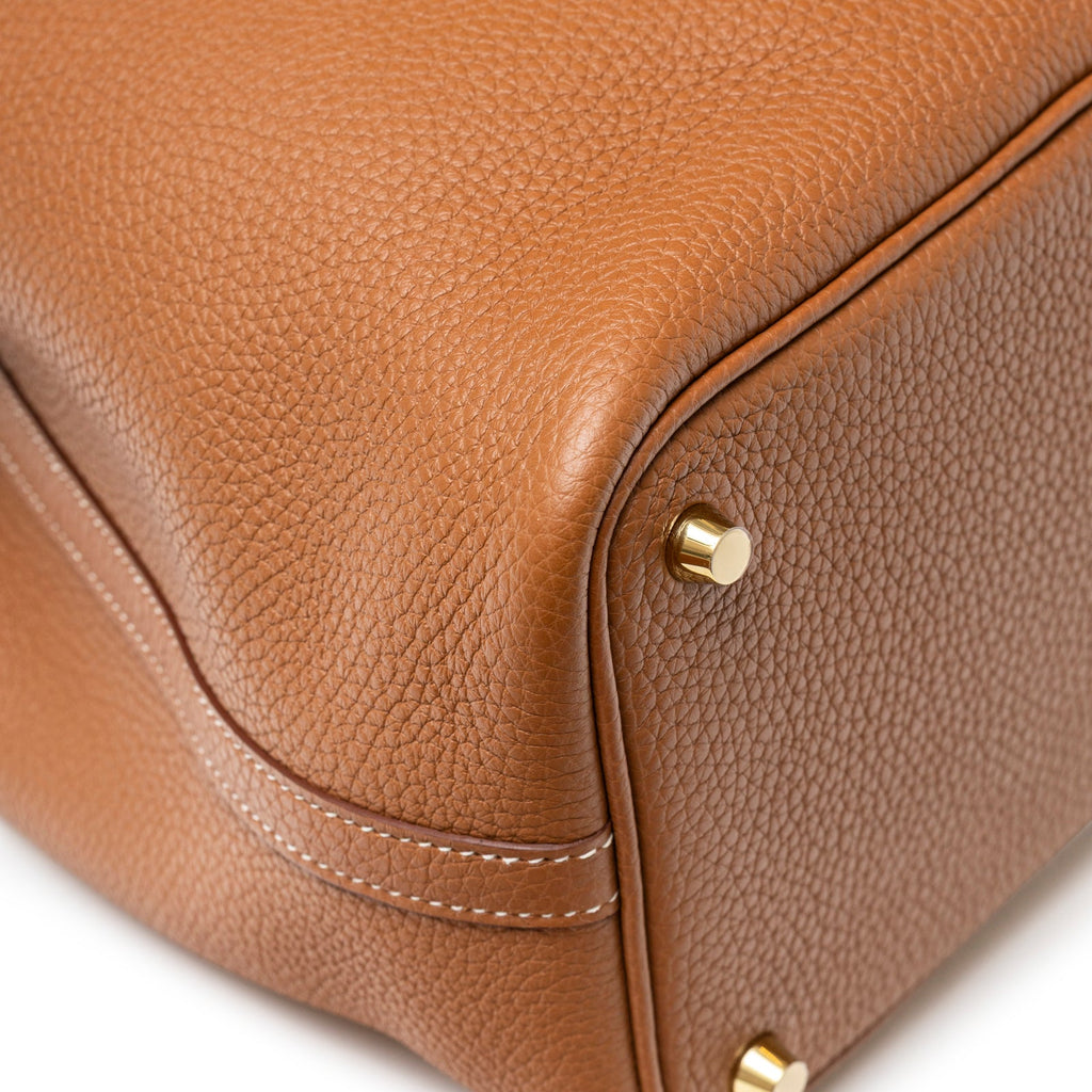 Hermès Picotin 18 Gold Clemence Gold Hardware