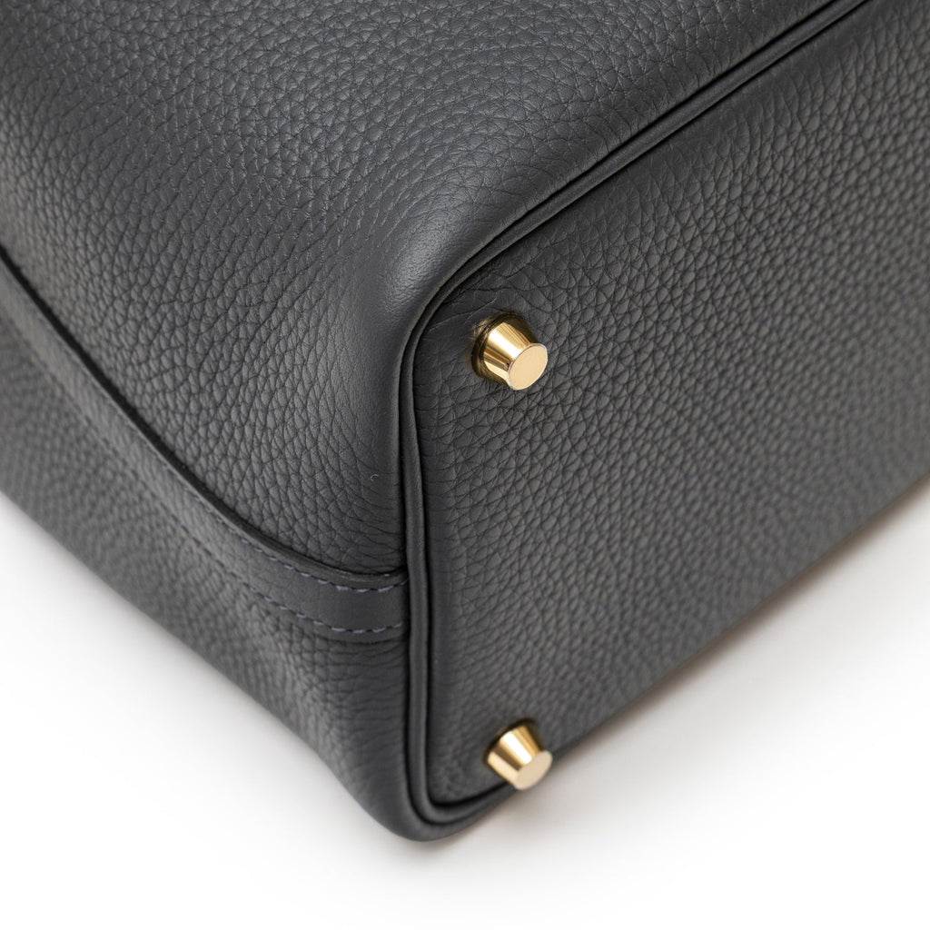 Hermès Picotin 18 Gris Misty Clemence Permabrass Hardware