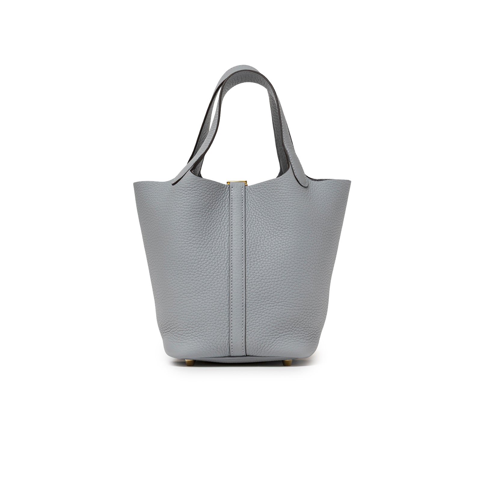 Hermès Picotin 18 Gris Pantin Clemence Gold Hardware