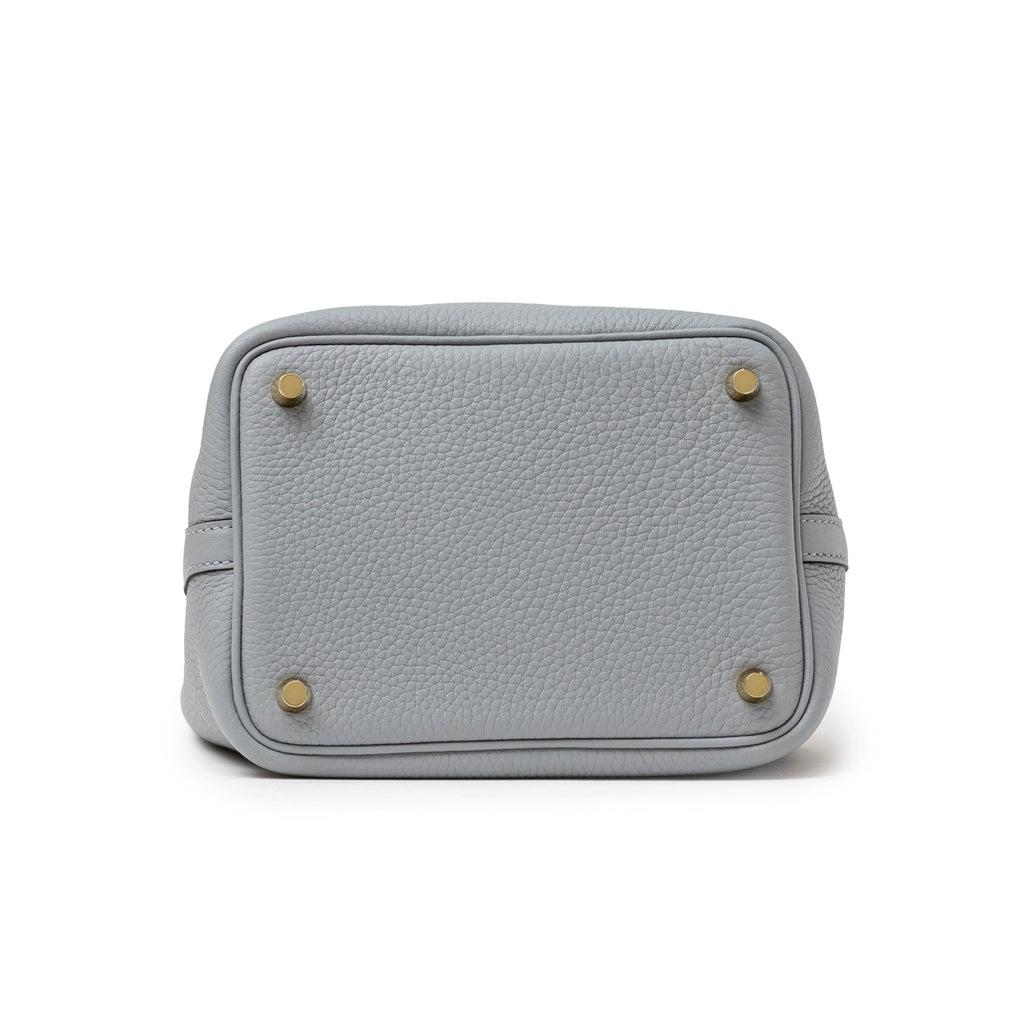 Hermès Picotin 18 Gris Pantin Clemence Gold Hardware