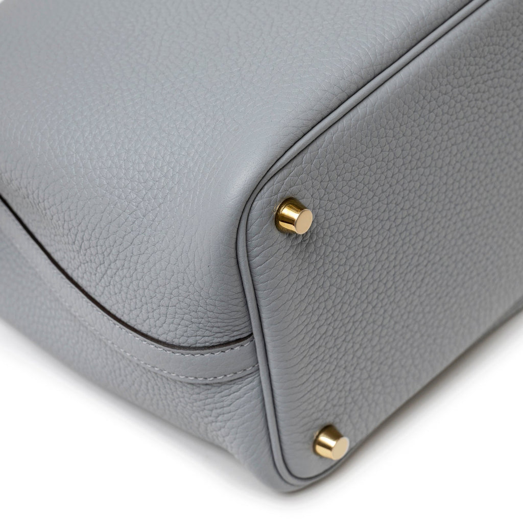 Hermès Picotin 18 Gris Pantin Clemence Gold Hardware