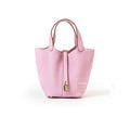 Hermès Picotin 18 Mauve Sylvestre Clemence Palladium Hardware