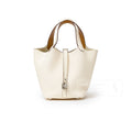 Hermès Picotin 18 Nata and Sesame Clemence/Swift Palladium Hardware