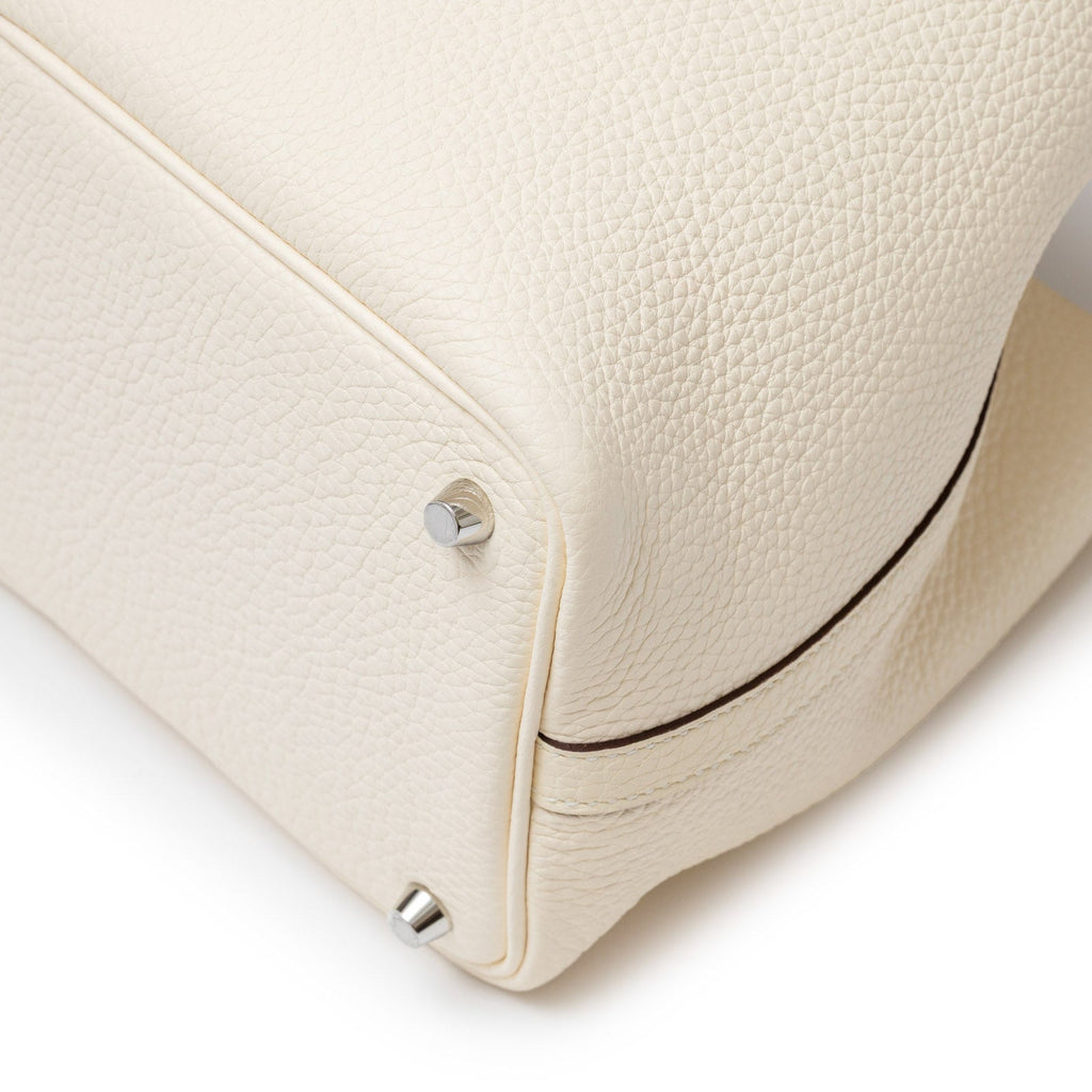 Hermès Picotin 18 Nata and Sesame Clemence/Swift Palladium Hardware