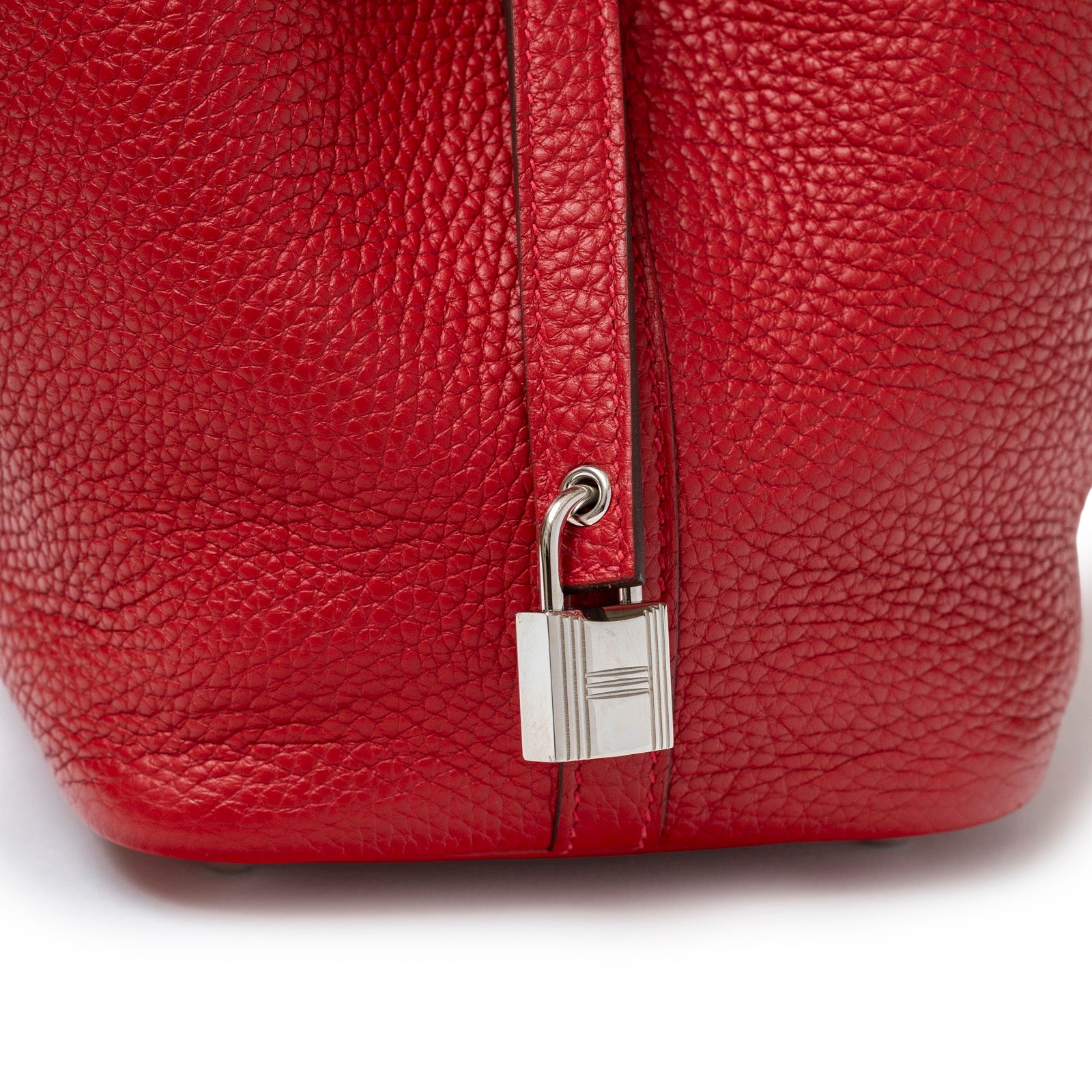 Hermès Picotin 18 Rouge Casaque Clemence Palladium Hardware