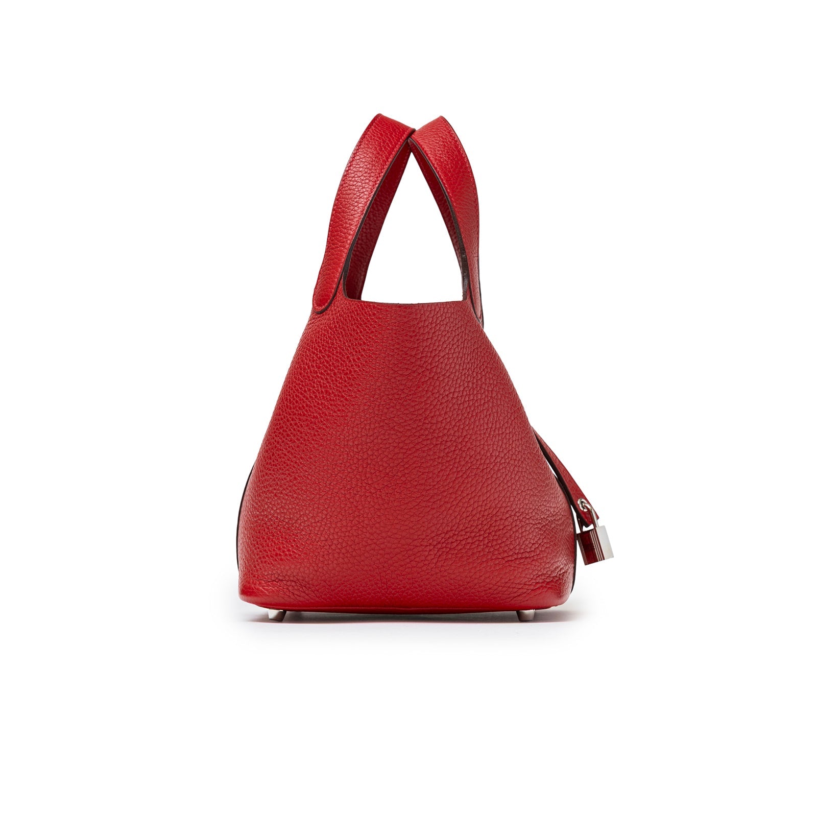 Hermès Picotin 18 Rouge Casaque Clemence Palladium Hardware