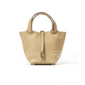 Hermès Picotin 18 Trench Clemence Palladium Hardware