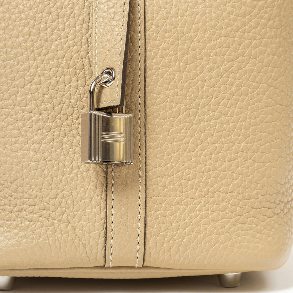 Hermès Picotin 18 Trench Clemence Palladium Hardware