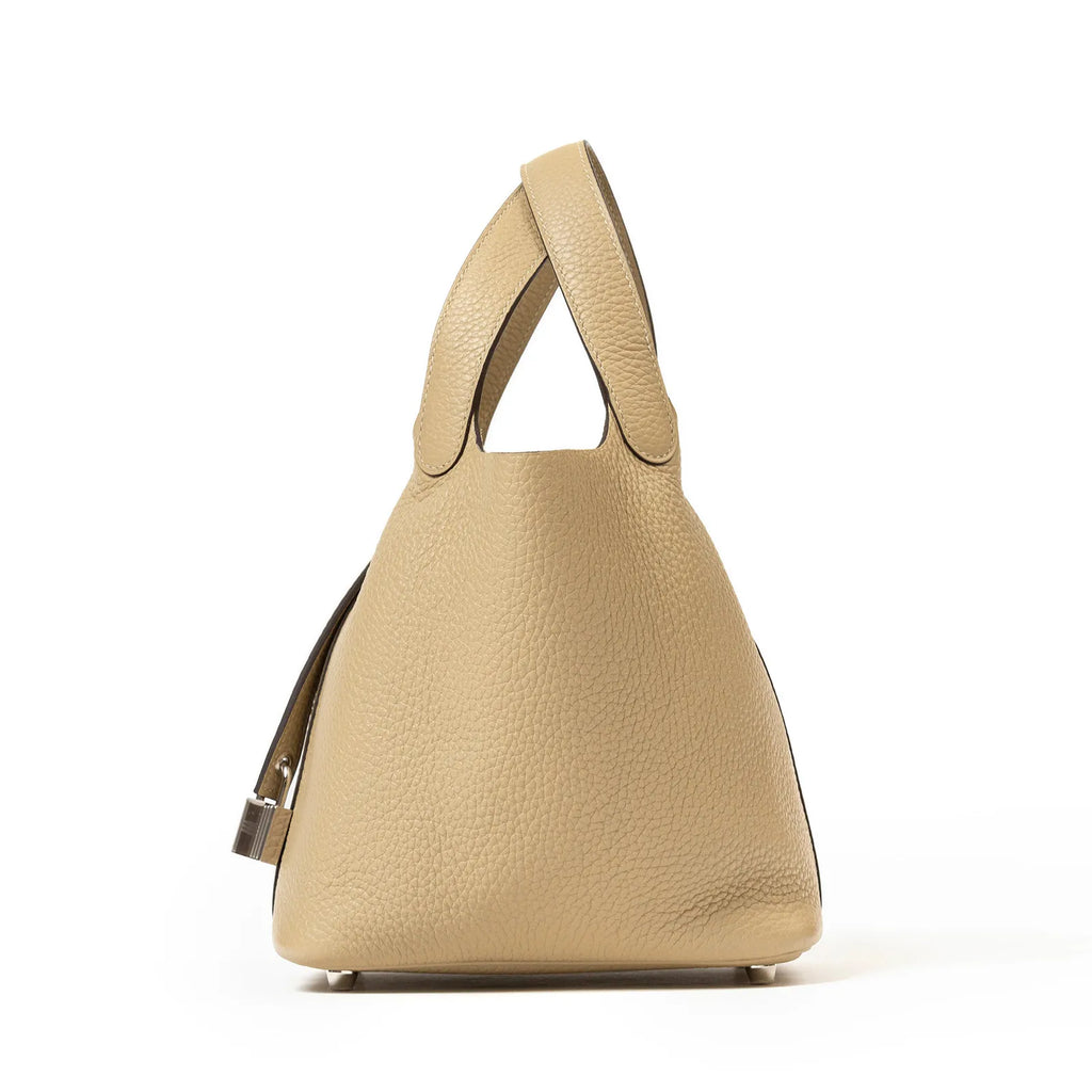 Hermès Picotin 18 Trench Clemence Palladium Hardware