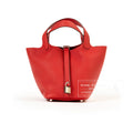 Hermès Picotin 18 Vermillon Clemence Palladium Hardware