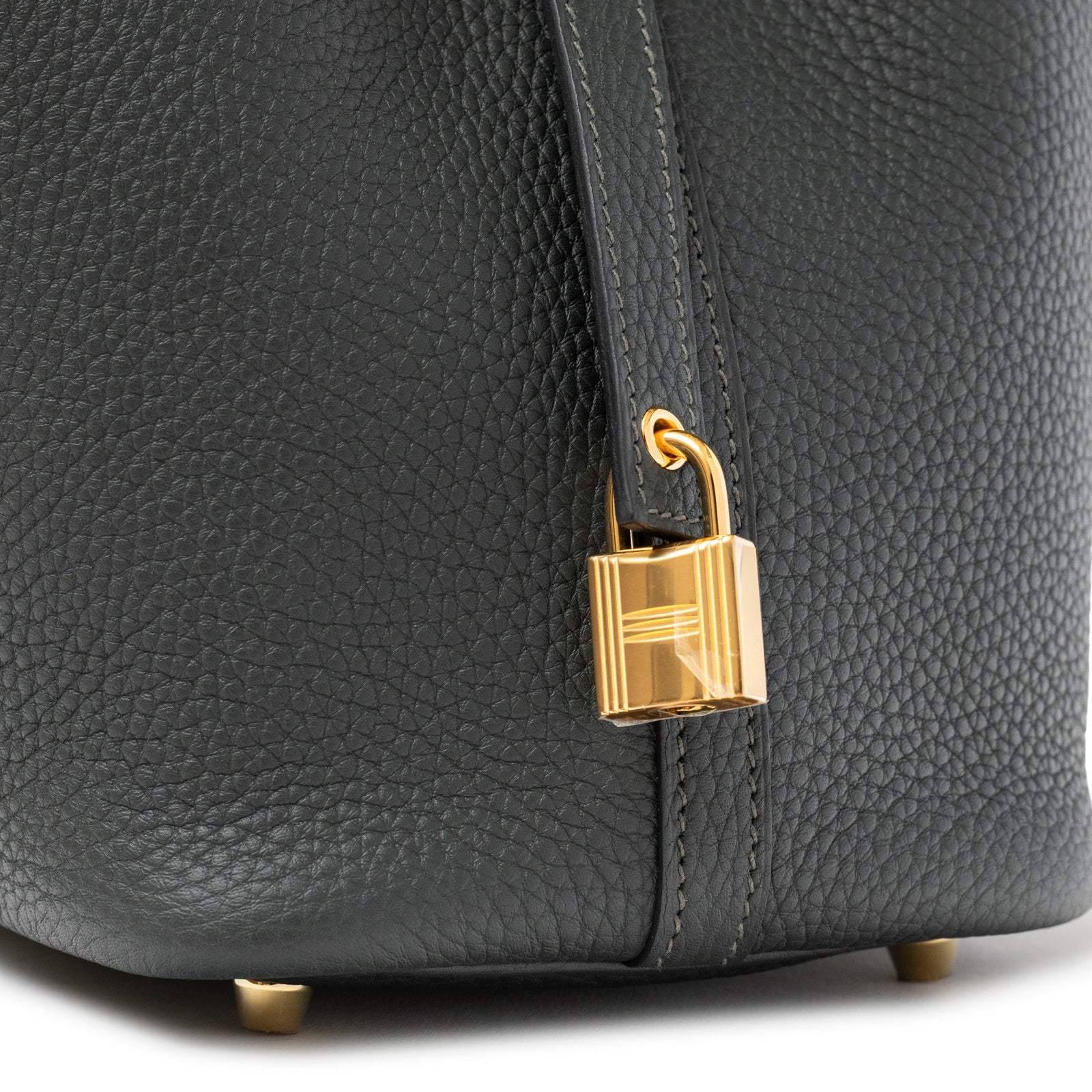 Hermès Picotin 18 Vert Fonce Clemence Gold Hardware