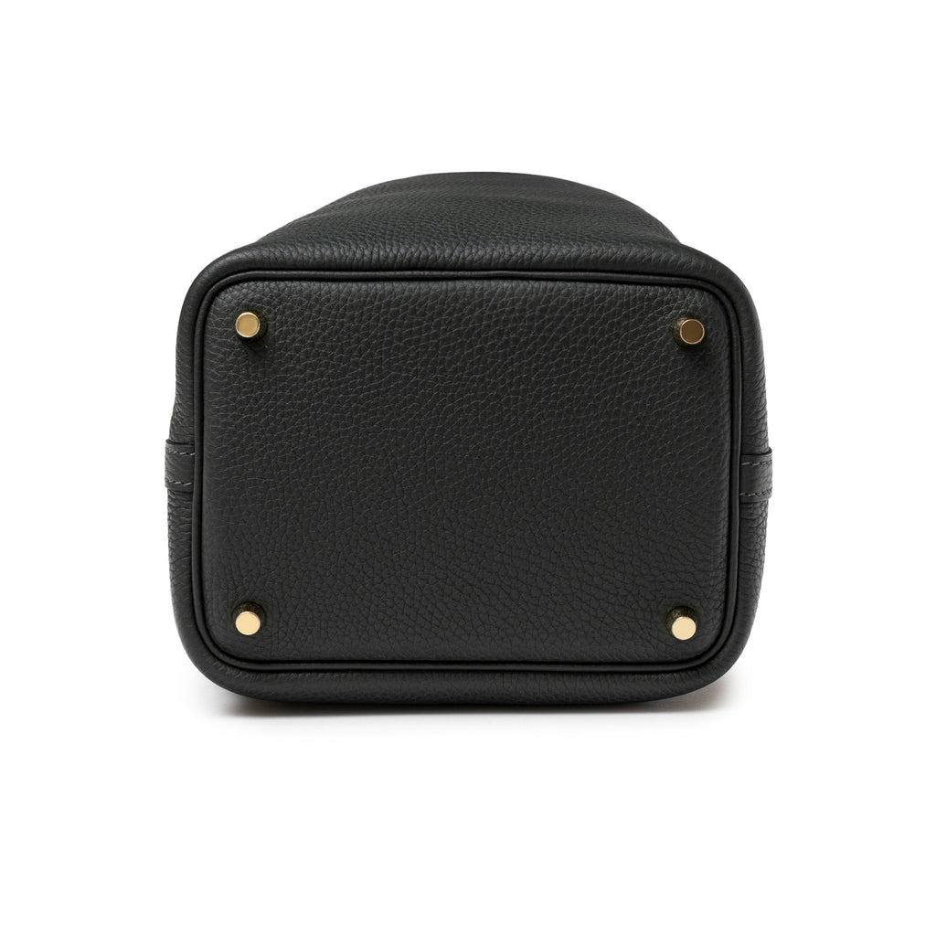 Hermès Picotin 18 Vert Fonce Clemence Gold Hardware