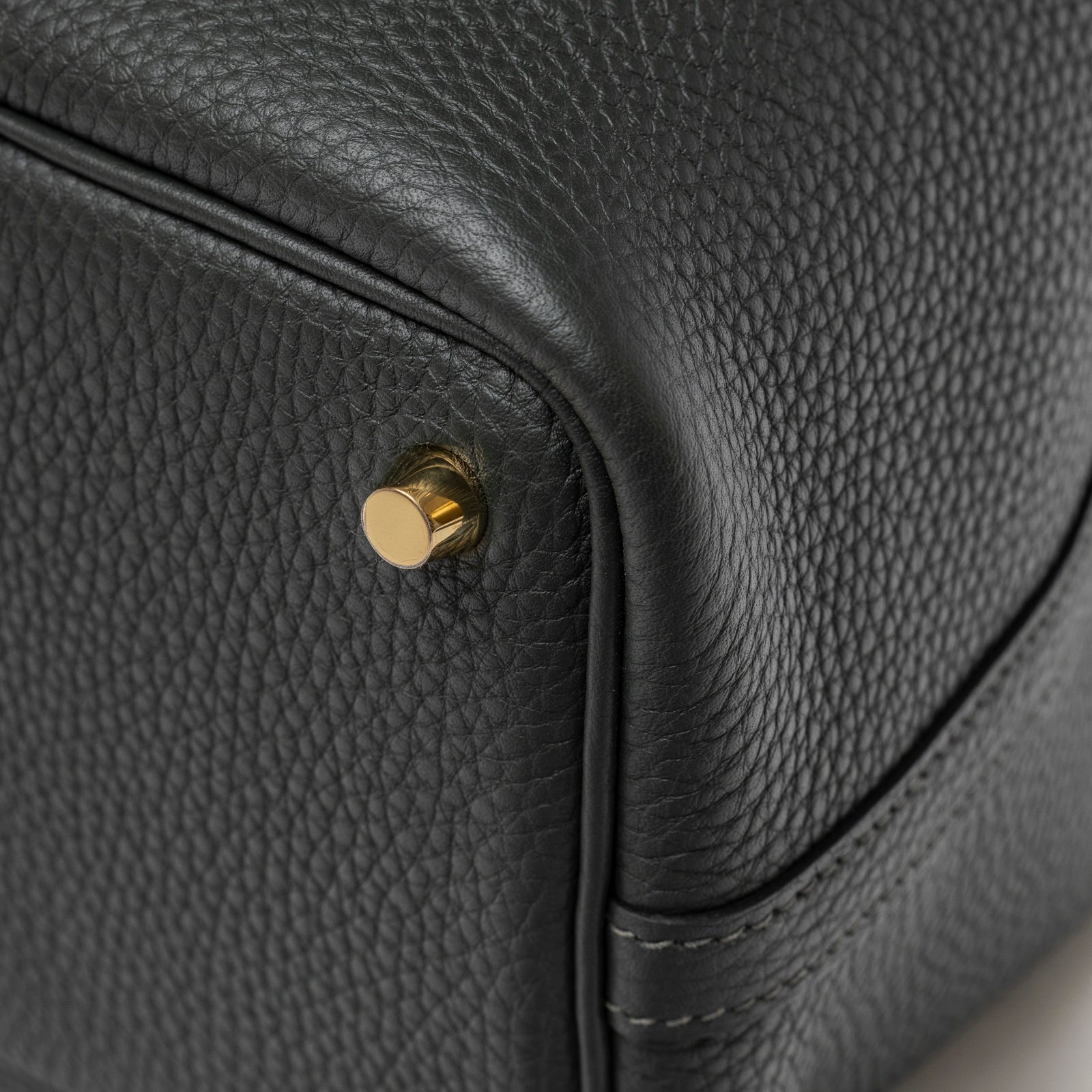 Hermès Picotin 18 Vert Fonce Clemence Gold Hardware