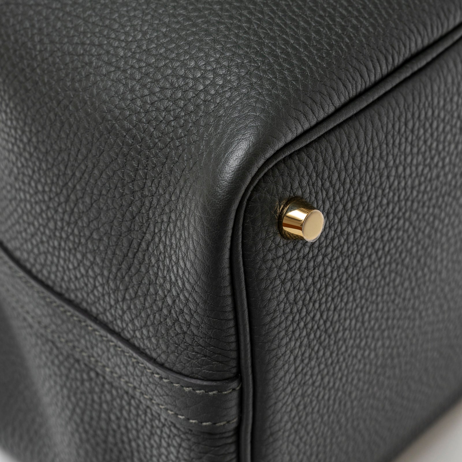 Hermès Picotin 18 Vert Fonce Clemence Gold Hardware