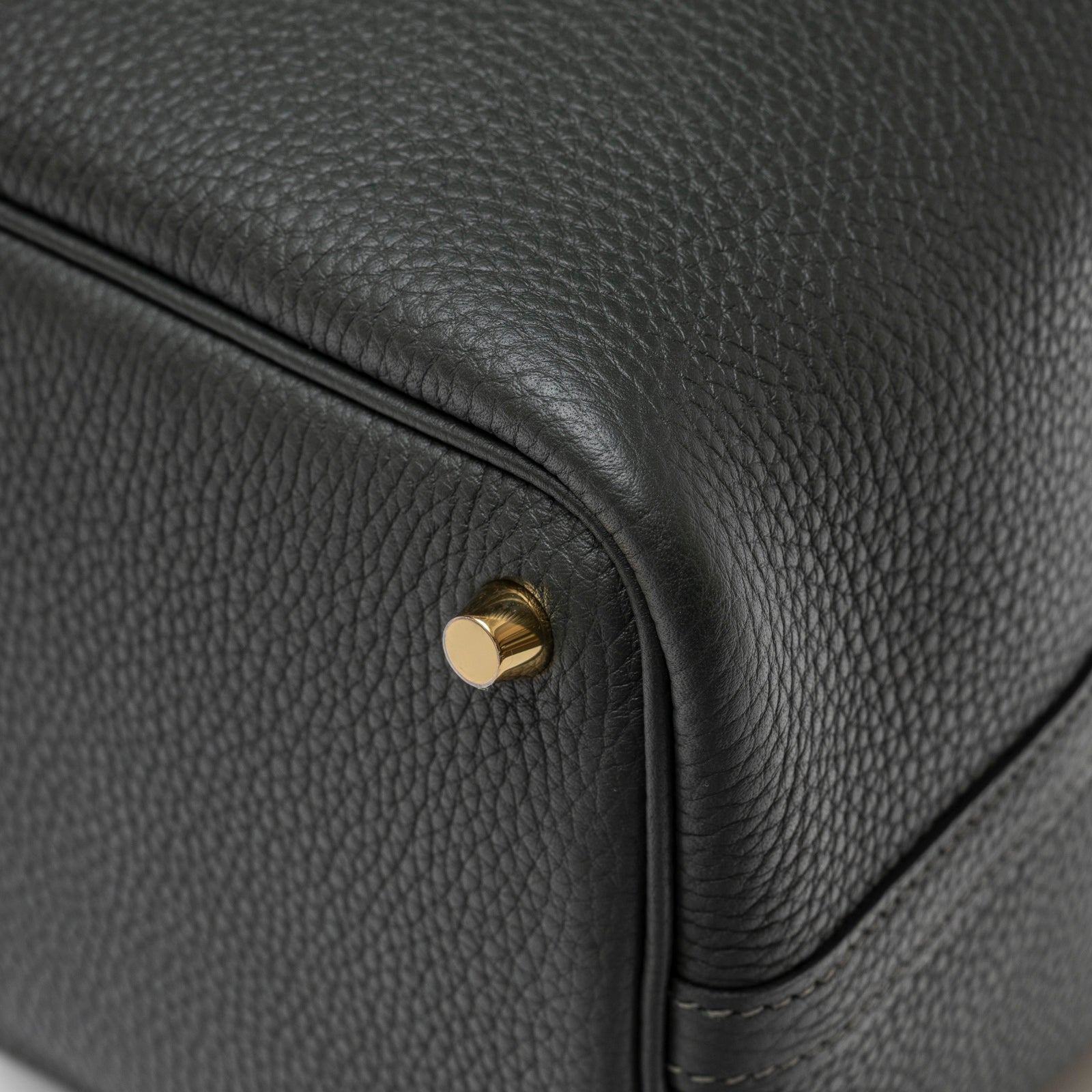 Hermès Picotin 18 Vert Fonce Clemence Gold Hardware
