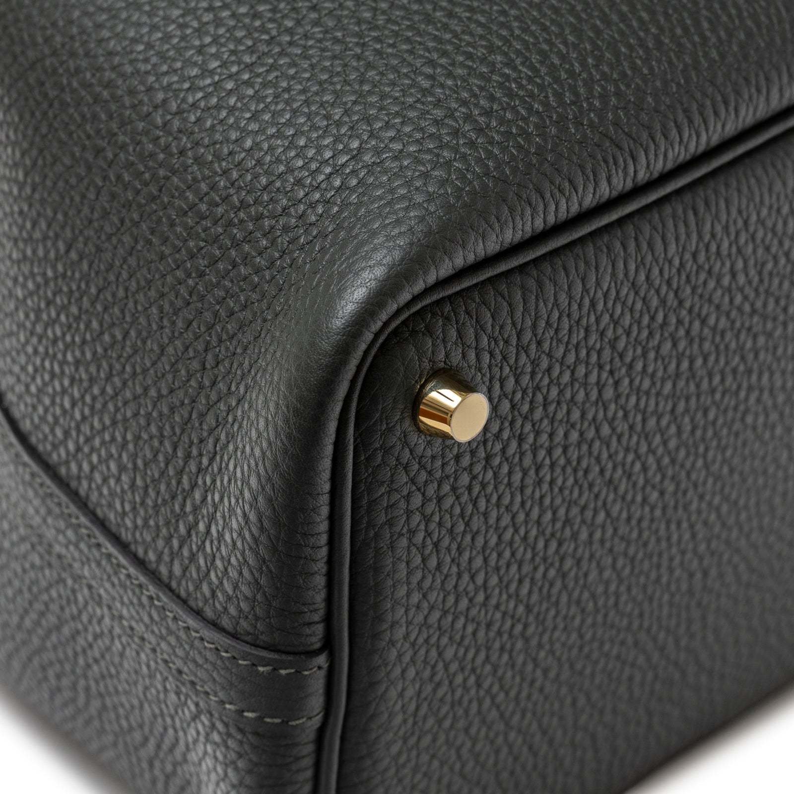 Hermès Picotin 18 Vert Fonce Clemence Gold Hardware