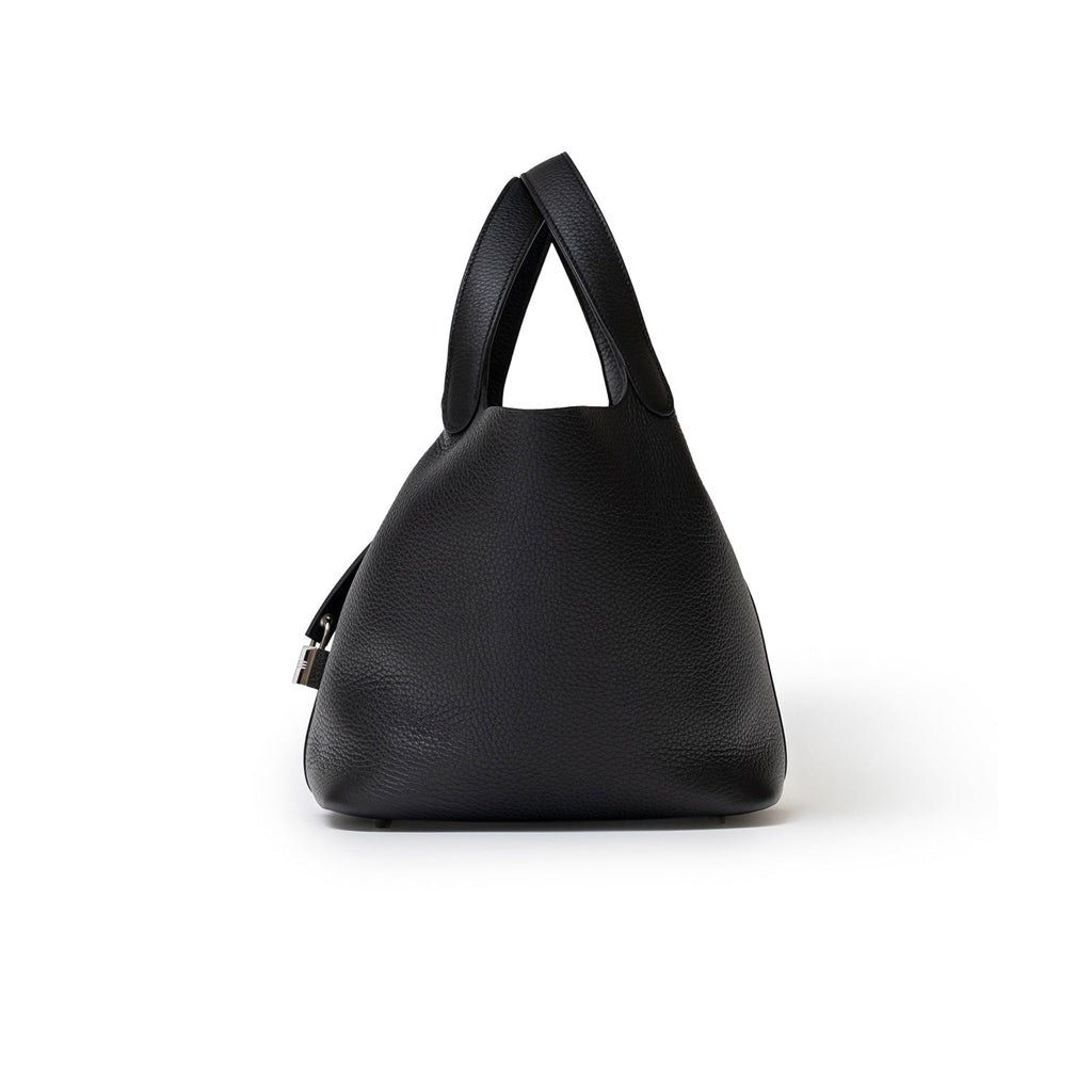 Hermès Picotin 22 Black Clemence Palladium Hardware