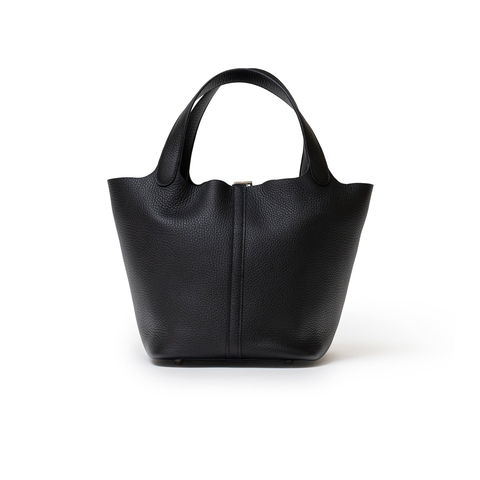 Hermès Picotin 22 Black Clemence Palladium Hardware