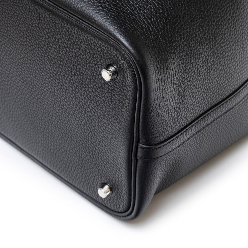 Hermès Picotin 22 Black Clemence Palladium Hardware