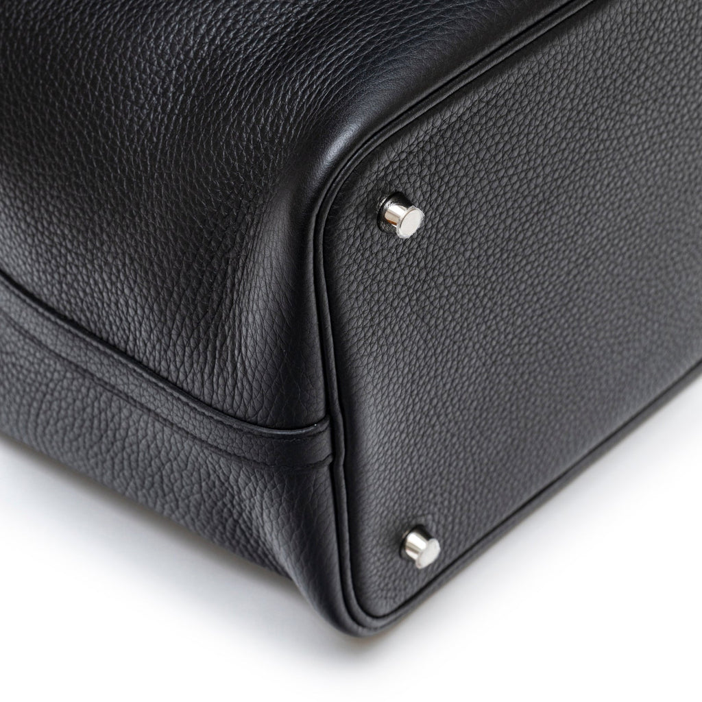Hermès Picotin 22 Black Clemence Palladium Hardware
