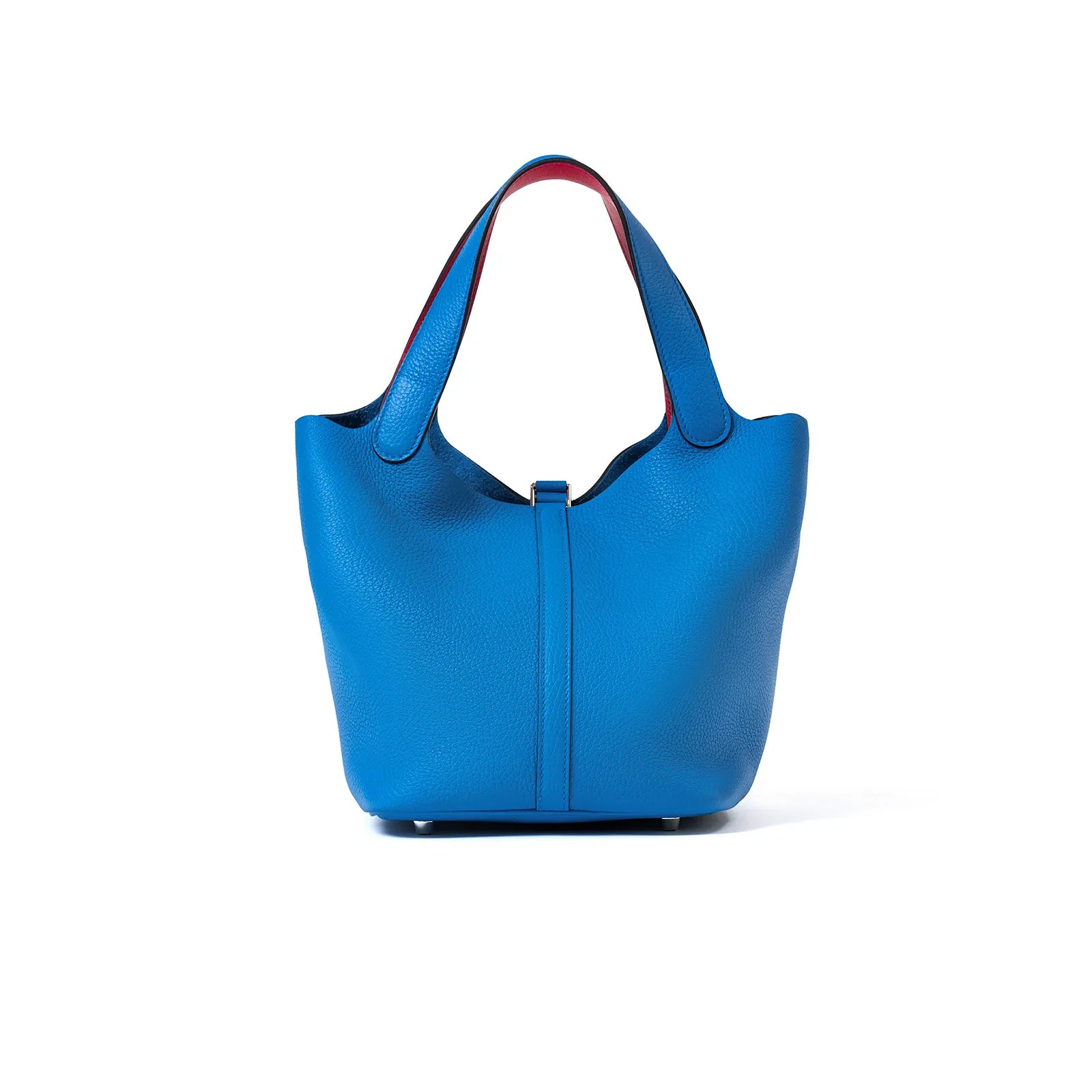Hermès Picotin 22 Blue Frida/Rose Mexico Clemence Palladium Hardware