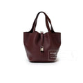 Hermès Picotin 22 Bordeaux Clemence Palladium Hardware