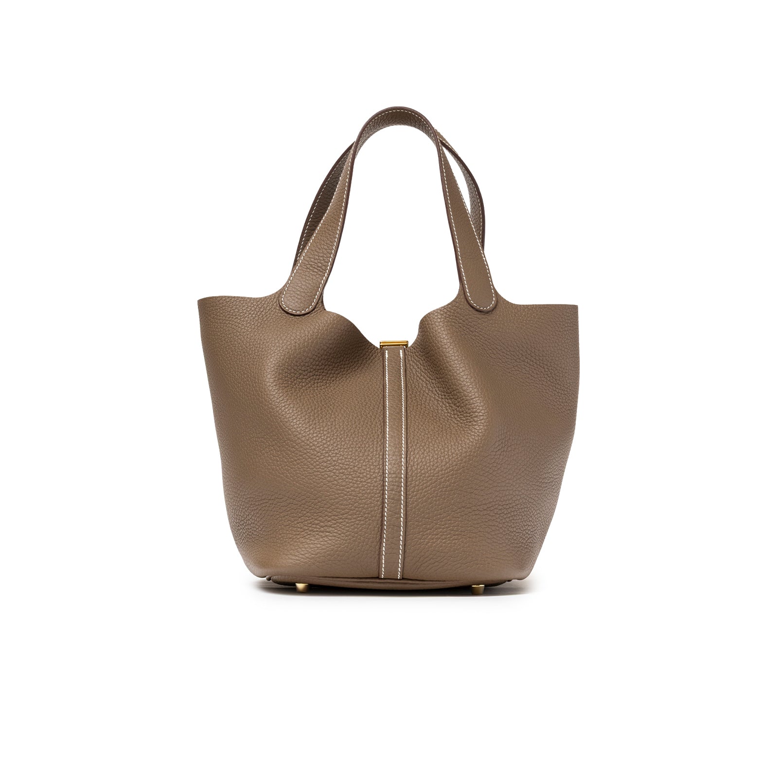 Hermès Picotin 22 Etoupe Clemence Gold Hardware