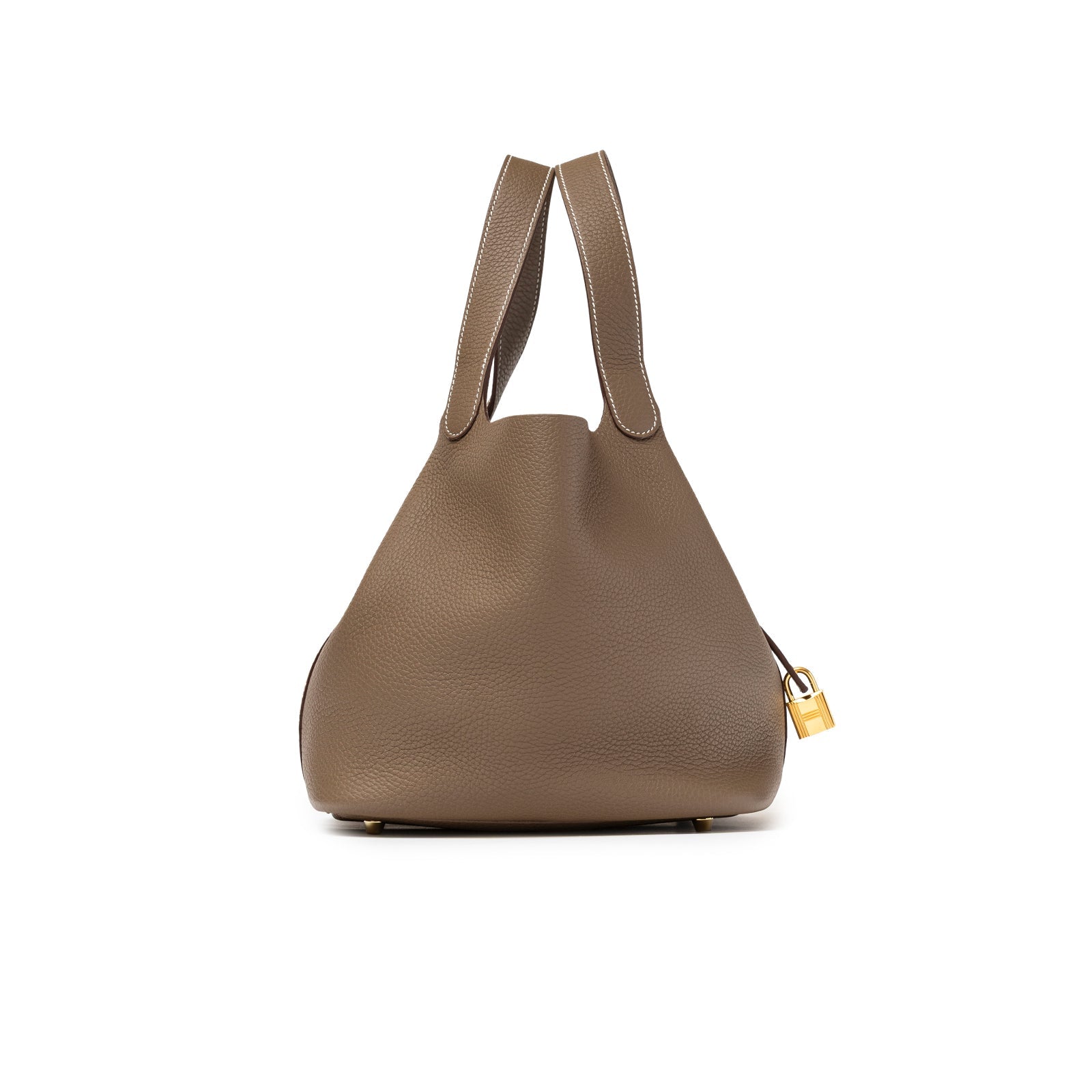 Hermès Picotin 22 Etoupe Clemence Gold Hardware