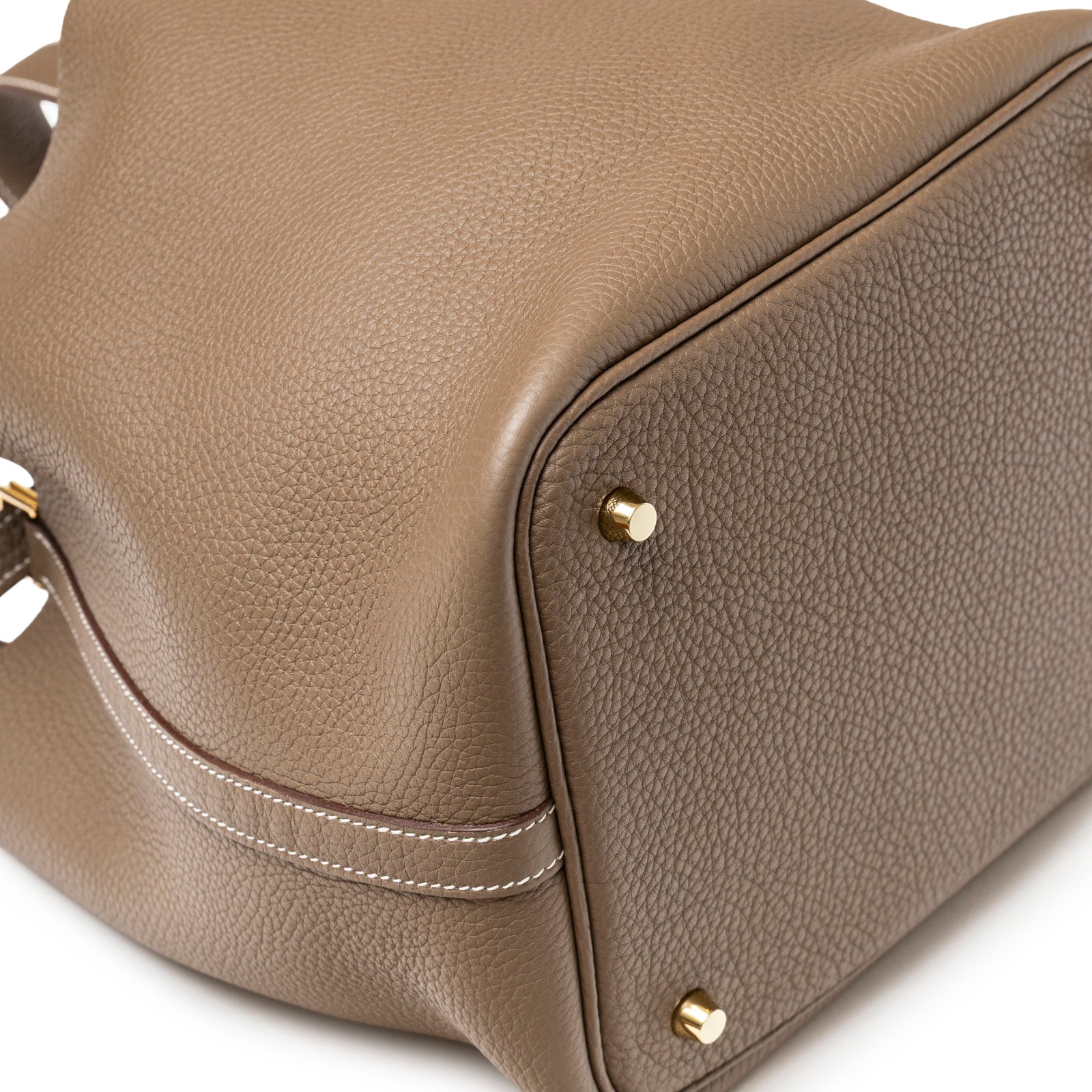 Hermès Picotin 22 Etoupe Clemence Gold Hardware