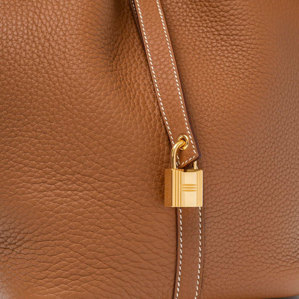 Hermès Picotin 22 Gold Clemence Gold Hardware