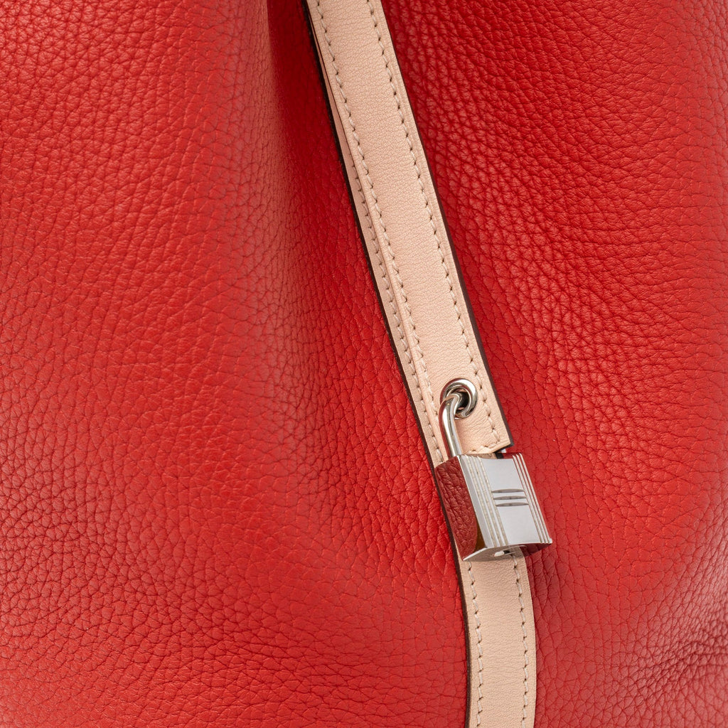 Hermès Picotin 22 Rouge Tomate Rose Elegante Clemence Palladium Hardware