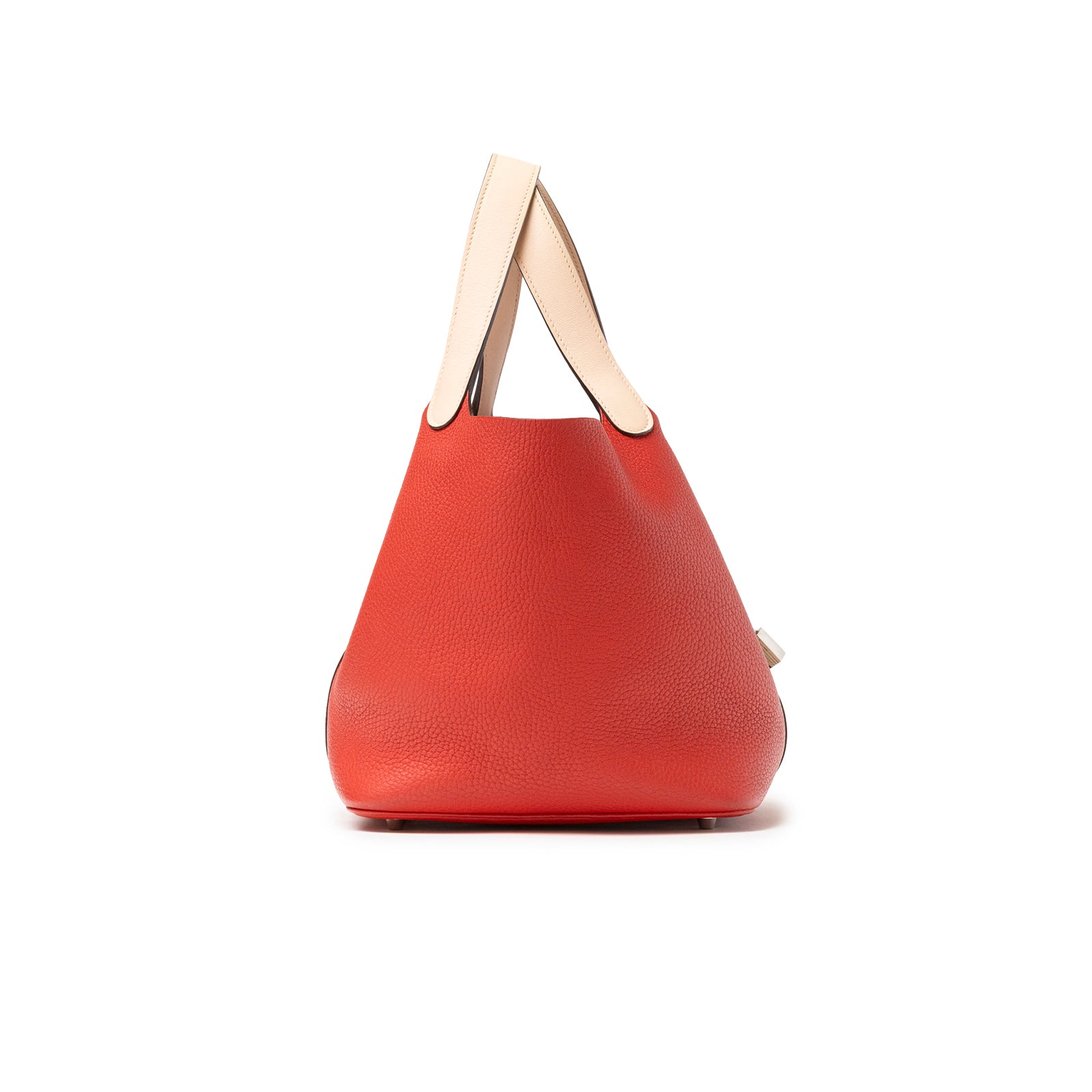 Hermès Picotin 22 Rouge Tomate Rose Elegante Clemence Palladium Hardware
