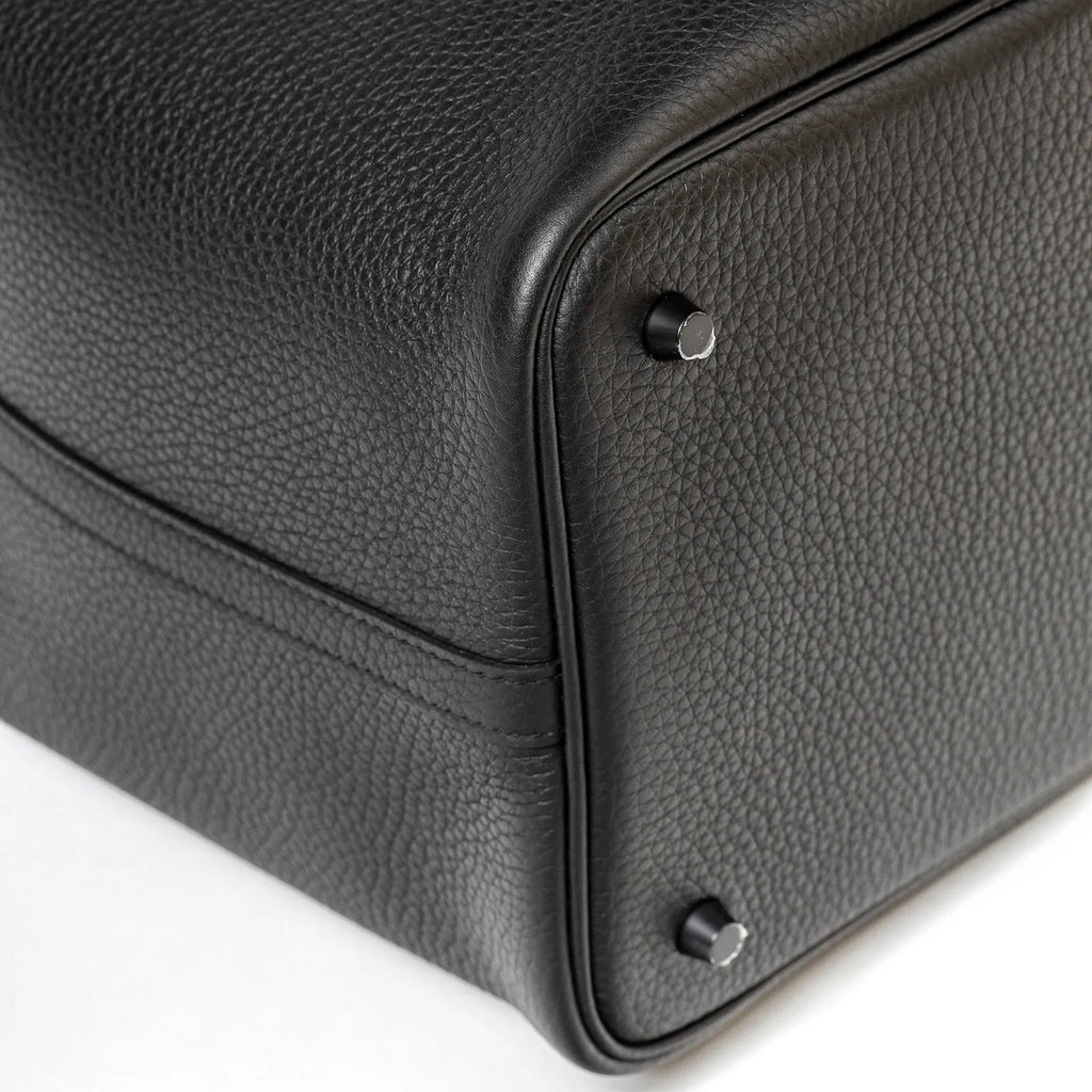 Hermès Picotin 22 So Black Clemence Black Hardware