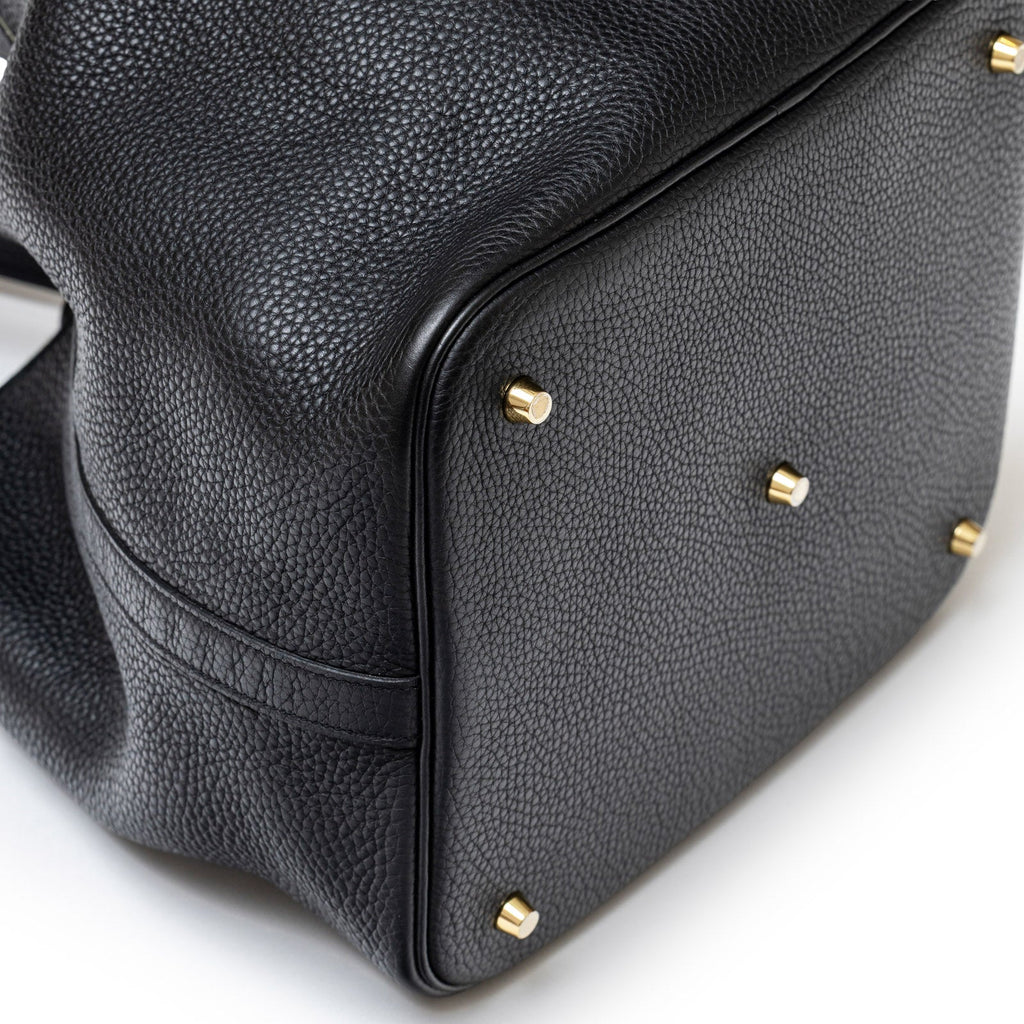 Hermès Picotin 26 Black Clemence Gold Hardware