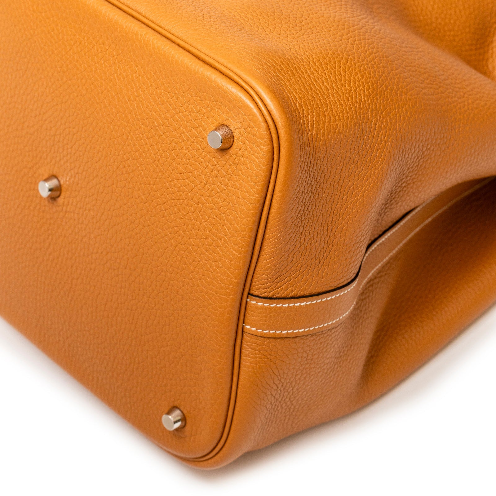 Hermès Picotin 26 Toffee Bordeaux Clemence Palladium Hardware
