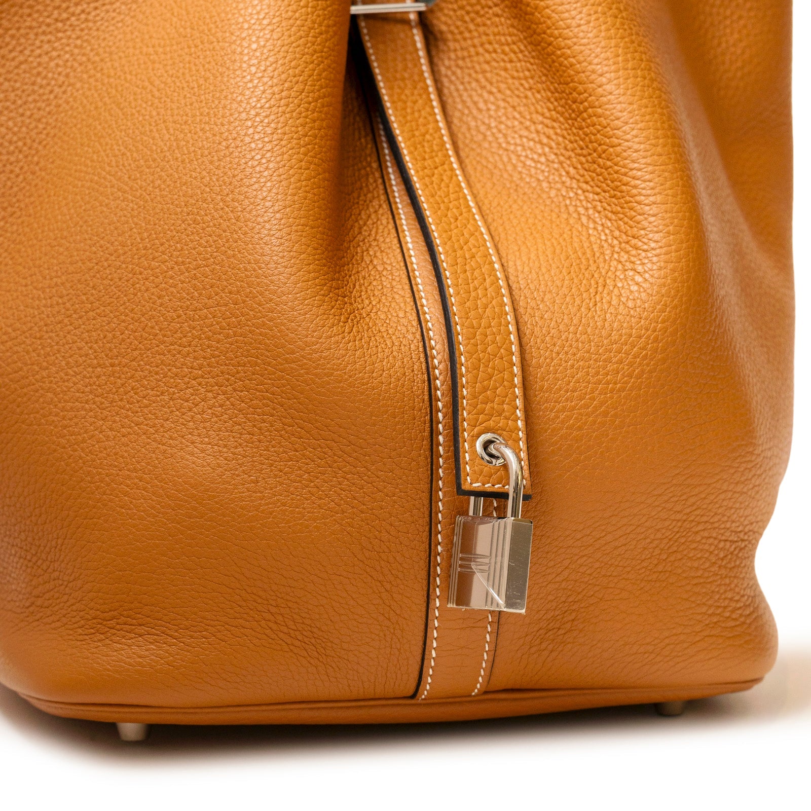 Hermès Picotin 26 Toffee Bordeaux Clemence Palladium Hardware