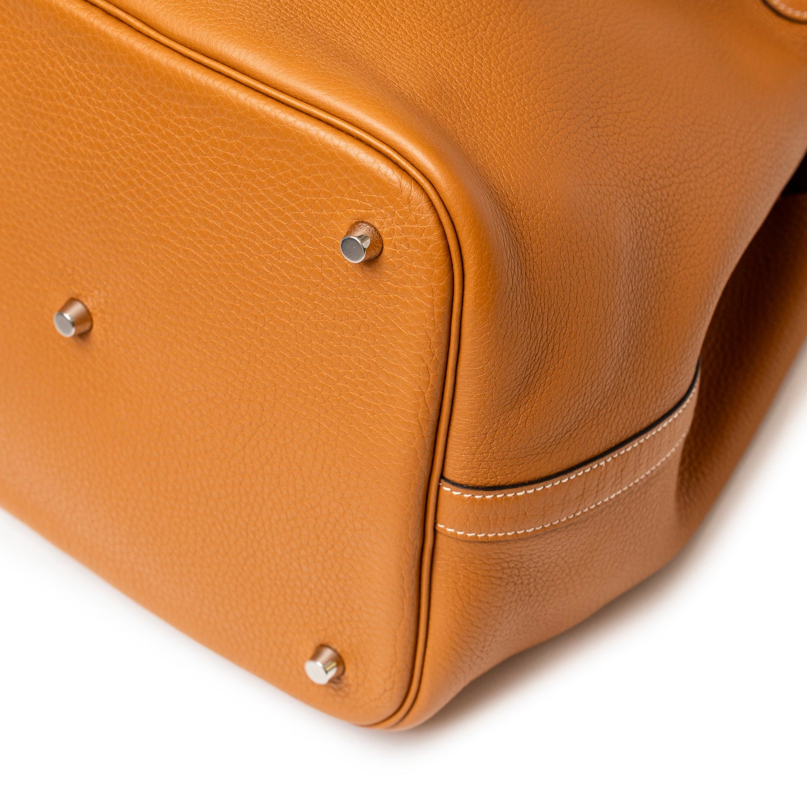 Hermès Picotin 26 Toffee Bordeaux Clemence Palladium Hardware