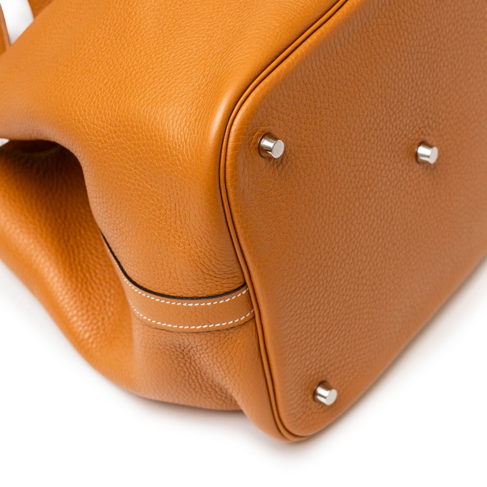 Hermès Picotin 26 Toffee Bordeaux Clemence Palladium Hardware