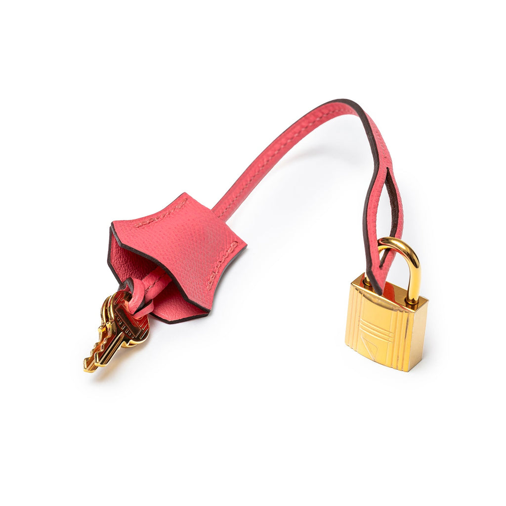 Hermès Special Order HSS Horseshoe Birkin 30 Rose Azalee Epsom Gold Hardware