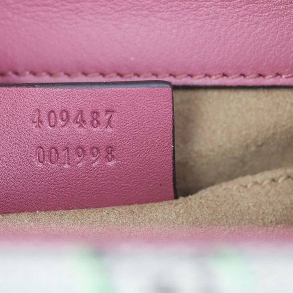 Gucci GG Supreme Blooms Padlock Small Shoulder Bag