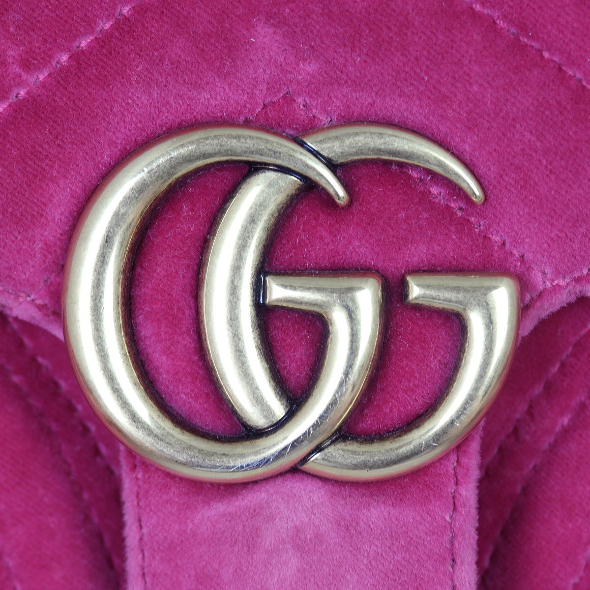 Gucci GG Marmont Velvet Mini Shoulder Bag