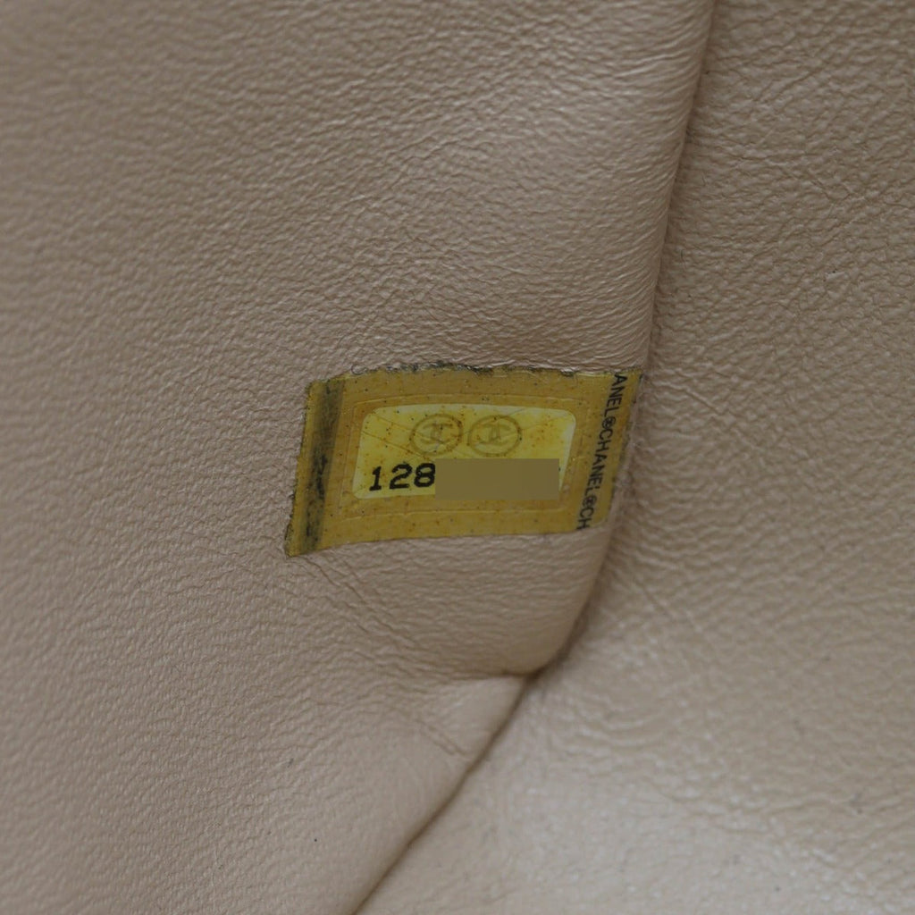 Chanel Classic Single Flap Jumbo | Beige Lambskin