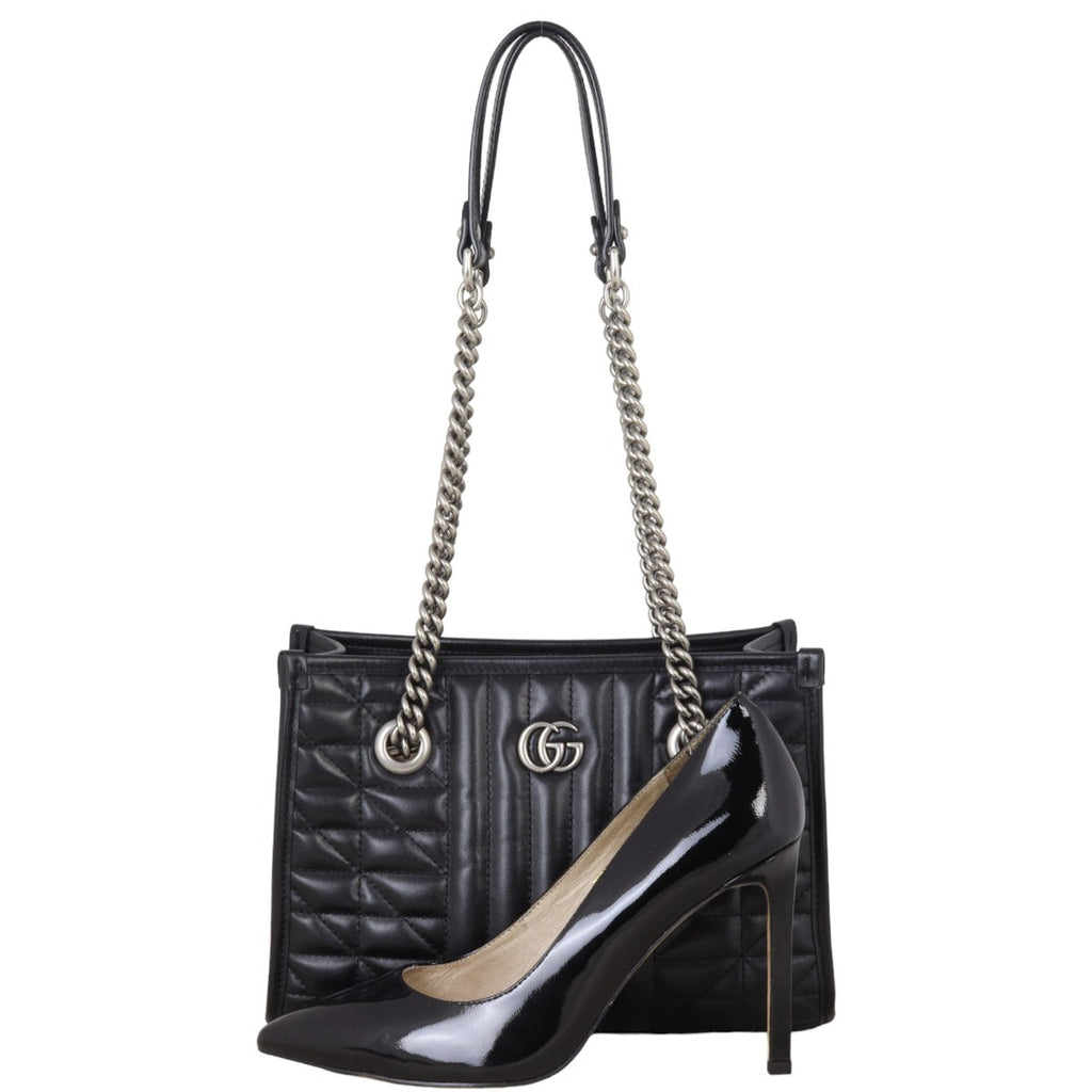 Gucci GG Marmont Matelasse Aria Chain Tote Small