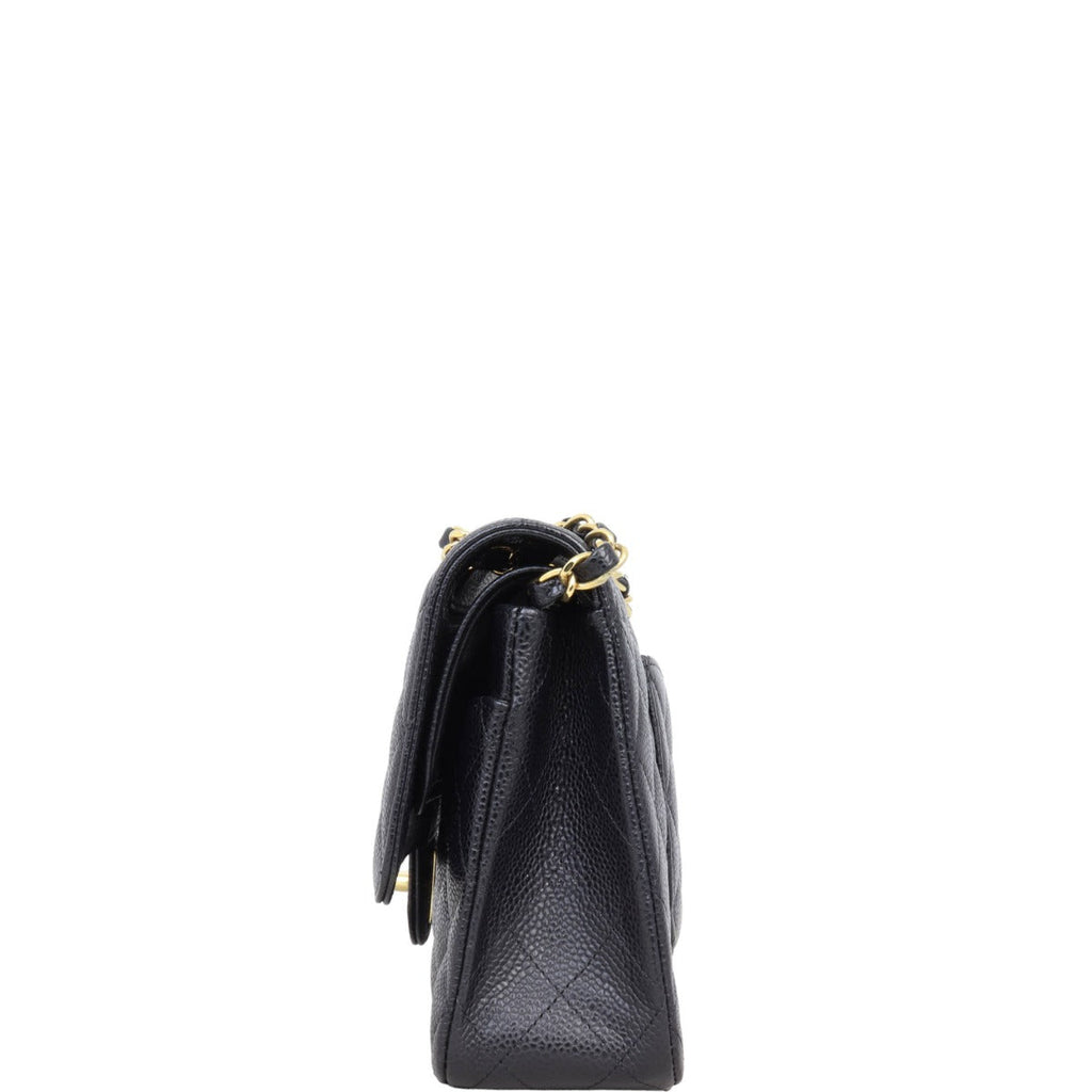 Chanel Classic Double Flap Medium | Black Caviar Gold Hardware