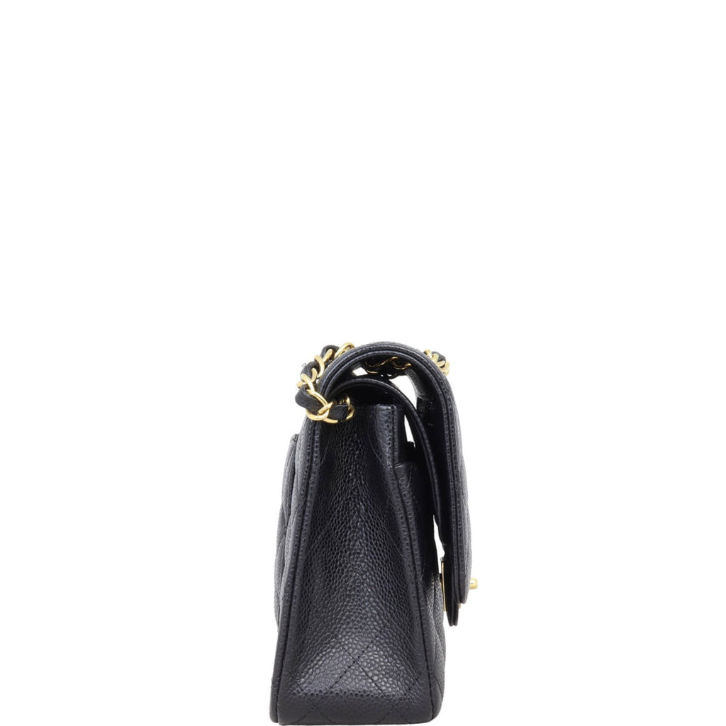 Chanel Classic Double Flap Medium | Black Caviar Gold Hardware